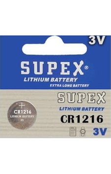 Supex Para Pil Cr 1216 - 1 Adet