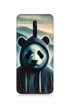 Oppo Reno 2z Uyumlu Kapüşonlu Panda Yalnızlığı Desenli Silikon Kılıf Çok Renkli Oppo Reno 2z Uyumlu Kapüşonlu Panda Yalnızlığı Desenli Silikon Kılıf Çok Renkli