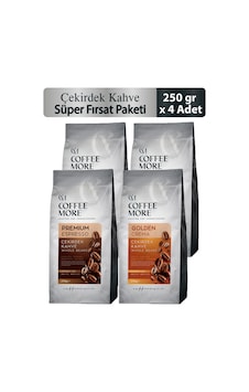 Coffee More Çekirdek Kahve Süper Fırsat Paketi 250 Gr X 4 Adet