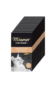 Miamor Cream Ciğerli Yetişkin Kedi Ödülü 11'li 6 x 15 G Miamor Cream Ciğerli Yetişkin Kedi Ödülü 11'li 6 x 15 G