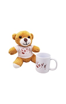 Kullanıma Uygun Love Baskılı Kahverengi Ayıcık Ve Kupa Hediye Seti Diğer Kullanıma Uygun Love Baskılı Kahverengi Ayıcık Ve Kupa Hediye Seti Diğer
