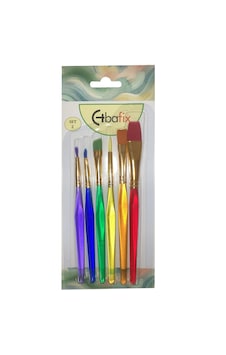 Bafix Fırça Seti Çok Amaçlı Artist Renkli 6 Lı Set-2