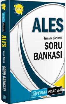 ALES Soru Bankası- Pegem Akademi Yayıncılık