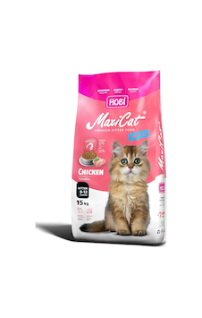 Hobi Maxicat Kitten Tavuklu Yavru Kedi Maması 15kg Hobi Maxicat Kitten Tavuklu Yavru Kedi Maması 15kg