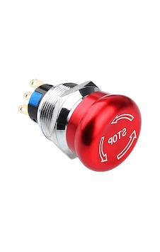 22m-q1 22mm Metal Acil Stop Butonu 2no+2nc - Logolu 22m-q1 22mm Metal Acil Stop Butonu 2no+2nc - Logolu