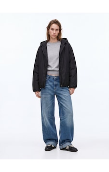 LTB Relaxed Fit Şişme Kapüşonlu Siyah Mont LTB Relaxed Fit Şişme Kapüşonlu Siyah Mont