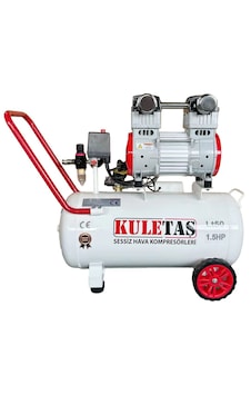 Kuletaş 1.5 Hp 8 Bar 50 LT Süper Sessiz Yağsız Hava Kompresörü Kuletaş 1.5 Hp 8 Bar 50 LT Süper Sessiz Yağsız Hava Kompresörü