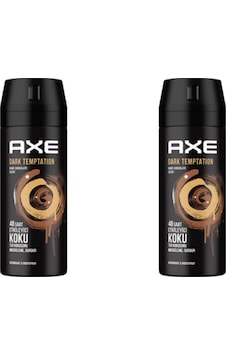 Axe Dark Temptation Dark Chocolate Scent Erkek Sprey Deodorant 2 x 150 ML Axe Dark Temptation Dark Chocolate Scent Erkek Sprey Deodorant 2 x 150 ML