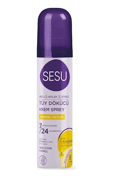Sesu Normal Ciltler için Tüy Dökücü Krem Sprey 150 ml Sesu Normal Ciltler için Tüy Dökücü Krem Sprey 150 ml