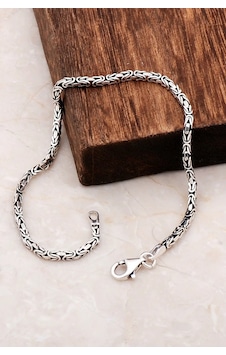 Omar Silver Kral Oval Bileklik 2,20Mm 21/22Cm 6,20 Gr. Omar Silver Kral Oval Bileklik 2,20Mm 21/22Cm 6,20 Gr.