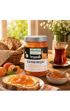 Organik Glutensiz Şekersiz Kayısı Reçeli 380 Gr. Organik Glutensiz Şekersiz Kayısı Reçeli 380 Gr.