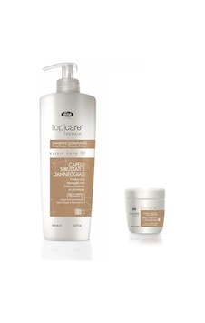 Lisap Milano Top Care Repair Elixir Shining Yıpranmış Saç Şampuanı 1 L + Maske 500 ML