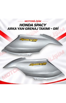 Honda Spacy Uyumlu Arka Yan Grenaj Takımı Gri Honda Spacy Uyumlu Arka Yan Grenaj Takımı Gri