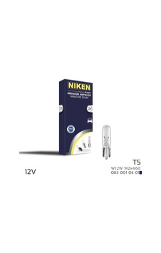 Niken 12v T5 Ampul W1.2w W2x4.6d 10 Lu