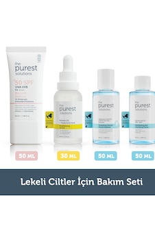 Lekeli Ciltler İçin Bakım Seti Lekeli Ciltler İçin Bakım Seti