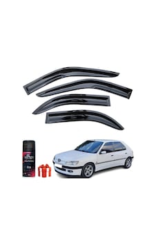 Caraks Peugeot 306 Mügen Cam Rüzgarlığı Hatchback 4'lü Takım + Koku Caraks Peugeot 306 Mügen Cam Rüzgarlığı Hatchback 4'lü Takım + Koku