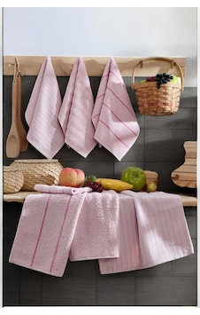 6 Lı Luna Naturel Mutfak Havlu Seti %100 Pamuklu 30x45 Cm Pudra Diğer 6 Lı Luna Naturel Mutfak Havlu Seti %100 Pamuklu 30x45 Cm Pudra Diğer