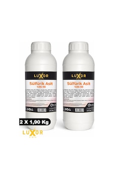 Luxor Kimya %96-98 Sülfürik Asit 2 x 1.90 Kg Luxor Kimya %96-98 Sülfürik Asit 2 x 1.90 Kg