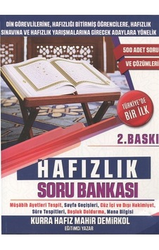 Hafızlık Soru Bankası - Mahir Demirkol - Kutup Yıldızı Yayınları