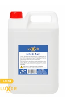 Luxor Kimya Nitrik Asit 7,5 Kg Luxor Kimya Nitrik Asit 7,5 Kg