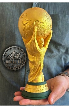 Dünya Kupası Taş Biblo 25 Cm Boyunda 12cmx25cm