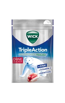 Wick Bonbon Triple Action Mit Sirup Gefüllt Zuckerfrei 72 G Wick Bonbon Triple Action Mit Sirup Gefüllt Zuckerfrei 72 G