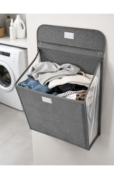 Modern Tasarımlı Duvara Monte Kirli Çamaşır Sepeti Pratik Saklama Çözümü Belirtilmemiş Modern Tasarımlı Duvara Monte Kirli Çamaşır Sepeti Pratik Saklama Çözümü Belirtilmemiş