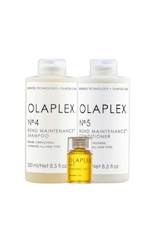 Olaplex Bond Maintenance No 4 Şampuan 250 ML + Olaplex No 5 Bakım Kremi 250 ML + Olaplex No 7 Bonding Oil 30 ML Olaplex Bond Maintenance No 4 Şampuan 250 ML + Olaplex No 5 Bakım Kremi 250 ML + Olaplex No 7 Bonding Oil 30 ML