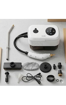 Muzeko Steam Cleaner Dijital Buharlı Temizlik Robotu Çok Fonksiyonlu Buharlı Temizlik Makinesi 2500w Beyaz Muzeko Steam Cleaner Dijital Buharlı Temizlik Robotu Çok Fonksiyonlu Buharlı Temizlik Makinesi 2500w Beyaz