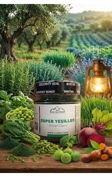 Nurbal Süper Yeşiller Ekstrak Tozu 120 G Nurbal Süper Yeşiller Ekstrak Tozu 120 G
