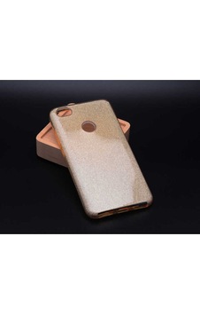 Xiaomi Redmi Note 5a Kılıf Zore Shining Silikon Gold Xiaomi Redmi Note 5a Kılıf Zore Shining Silikon Gold