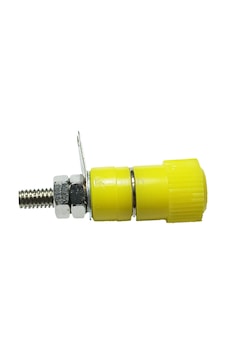 Elektronikport-4Mm Born Jak Dişi Soket Orta Boy Sarı Banana Jack Uyumlu Elektronikport-4Mm Born Jak Dişi Soket Orta Boy Sarı Banana Jack Uyumlu