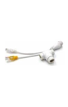 Poe T Adaptör Splitter Rj45 Ethernet + Dc Güç Ayırıcı Ip Kamera Ve Ağ Cihazları Için 2