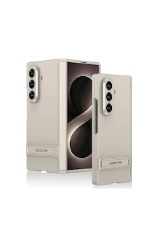 Samsung Galaxy Uyumlu Z Fold 8 Ultra Kılıf Zore Kıpta Standlı Kapak Titanyum Samsung Galaxy Uyumlu Z Fold 8 Ultra Kılıf Zore Kıpta Standlı Kapak Titanyum