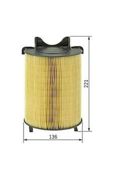 Audi A3 1.6 Hava Filtresi 2004-2012 Bosch Audi A3 1.6 Hava Filtresi 2004-2012 Bosch