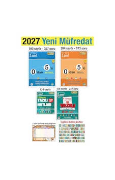 5. Sınıf 2027 0'dan 5'e Konu Anlatımlı Soru Bankası Set 1. Dönem Yazılı Notları 5. Sınıf 2027 0'dan 5'e Konu Anlatımlı Soru Bankası Set 1. Dönem Yazılı Notları