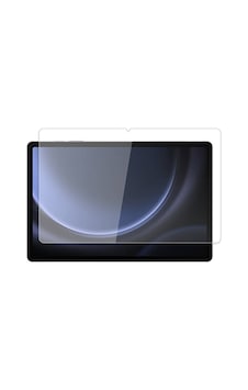 Galaxy Tab S9 Fe Uyumlu Zore 5in1 Tablet Temperli Cam Ekran Koruyucu-renksiz