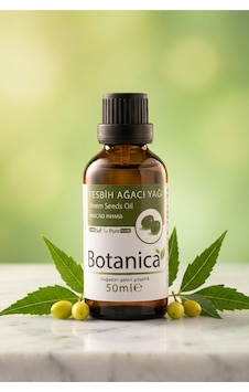Botanica %100 Saf Tesbih Neem Yağı Saç Bakımı Kepek Önleyici Doğal Bitkisel Güçlendirici Uçucu 50 Ml 50 ML Botanica %100 Saf Tesbih Neem Yağı Saç Bakımı Kepek Önleyici Doğal Bitkisel Güçlendirici Uçucu 50 Ml 50 ML