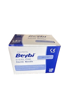 Beybi 26Gx1/2" Steril KAHVE RENGİ İğne Ucu 100 Adet Beybi 26Gx1/2" Steril KAHVE RENGİ İğne Ucu 100 Adet