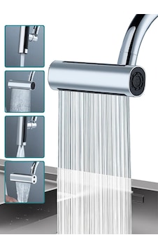 Mucit Home Tasarruflu 4 Modlu Şelale Ayarlanabilir Musluk Başlığı Mutfak Banyo Perlatör Evye Lavabo Bataryası Mucit Home Tasarruflu 4 Modlu Şelale Ayarlanabilir Musluk Başlığı Mutfak Banyo Perlatör Evye Lavabo Bataryası