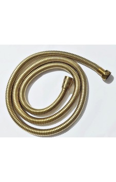 Meriva M206a Star Altın Gold Banyo Duş Spiral Hortumu 150cm Krom Meriva M206a Star Altın Gold Banyo Duş Spiral Hortumu 150cm Krom