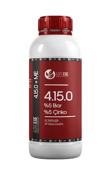 Agroege Bosteer 1 Litre 4-15-0 + 5 Bor (B) + 5 Çinko (Zn) 1 Litre Agroege Bosteer 1 Litre 4-15-0 + 5 Bor (B) + 5 Çinko (Zn) 1 Litre