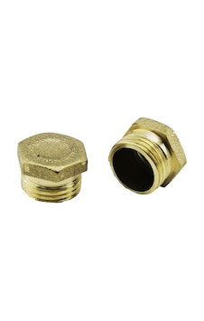 İbico 1/2" Sarı Kör Tıpa Kör Tapa Metal Pirinç - 50'li Paket diğer İbico 1/2" Sarı Kör Tıpa Kör Tapa Metal Pirinç - 50'li Paket diğer