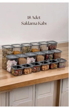 18'li 3 Boy Kavanoz Seti & Saklama Kabı & Erzak Kabı 6x650/1300/1900 Ml 40 Lı Etiket Hediyeli Altın 18'li 3 Boy Kavanoz Seti & Saklama Kabı & Erzak Kabı 6x650/1300/1900 Ml 40 Lı Etiket Hediyeli Altın