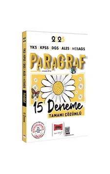Yargı Yayınları 2026 Yks Kpss Dgs Ales Meb Ags Papatya Serisi Paragraf Tamamı Çözümlü 15 Deneme Yargı Yayınları 2026 Yks Kpss Dgs Ales Meb Ags Papatya Serisi Paragraf Tamamı Çözümlü 15 Deneme