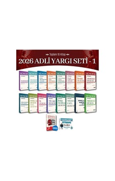 2026 Adli Yargı Hakimlik Seti -1 Monopol Yayınları - Yeni Baskı 2026 Adli Yargı Hakimlik Seti -1 Monopol Yayınları - Yeni Baskı