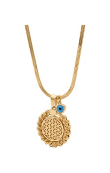 Solis Medallion Kolye Krem Solis Medallion Kolye Krem