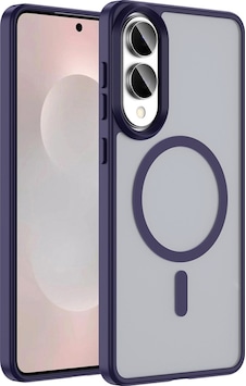 Nihcase Samsung Uyumlu Galaxy S25 Edge Kılıf M-safe Şarj Özellikli Mat Arka Yüzey Sio Kapak