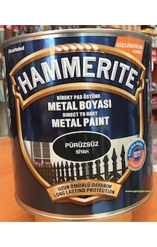 Marshall Hammerite Direkt Pas Üstü Pürüzsüz Metal Boya Siyah 2.5 Marshall Hammerite Direkt Pas Üstü Pürüzsüz Metal Boya Siyah 2.5