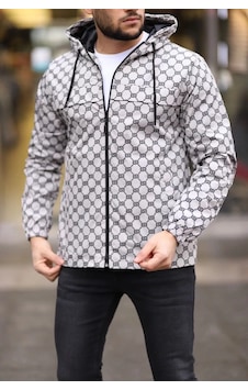 Tarzyeri Unisex Kapüşonlu İçi Astarlı Yağmurluk - Gri 001 Tarzyeri Unisex Kapüşonlu İçi Astarlı Yağmurluk - Gri 001